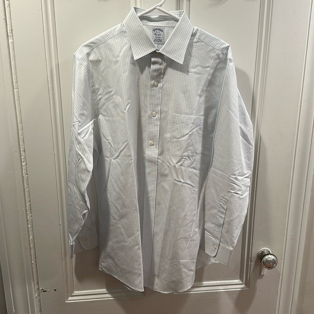 Brooks Brothers Regent Fit 100% American Supima Cotton Dress Shirt 16-33
